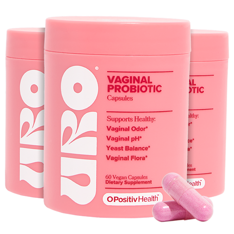 URO Vaginal Probiotic Capsules - 3 Bottle Subscription